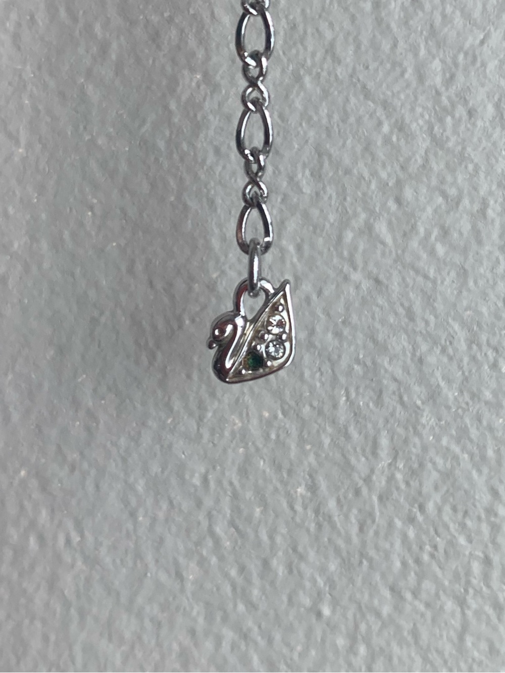 Swarovski Crystal Circle Necklace Dragonfly Butterfly Silver Tone Adjustable - Picture 5 of 11